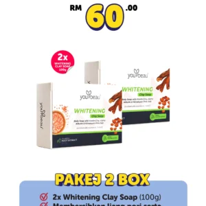 Whitening Clay Soap 2 Box